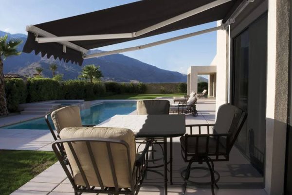 folding arm awning