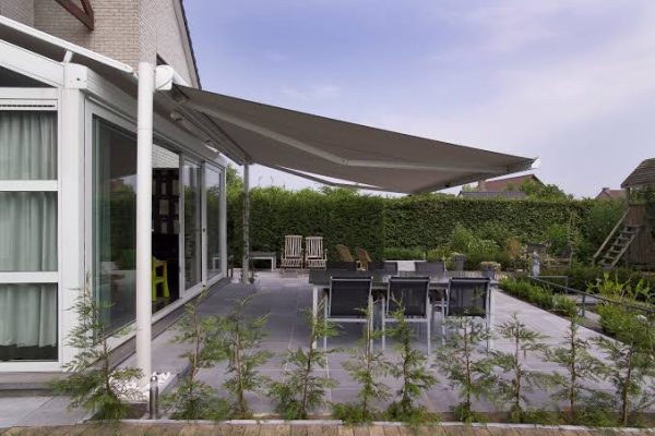 folding arm awning