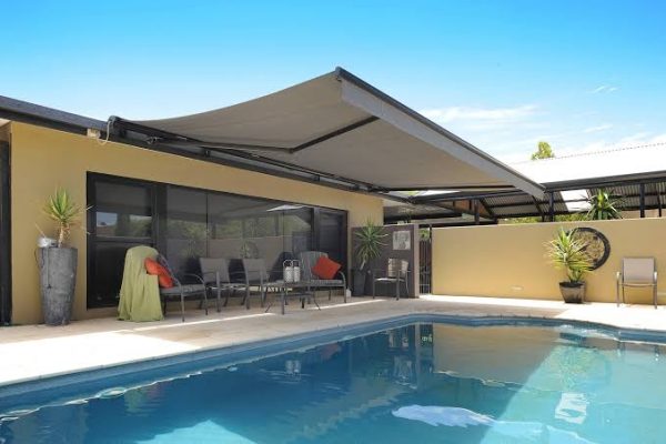 folding arm awning